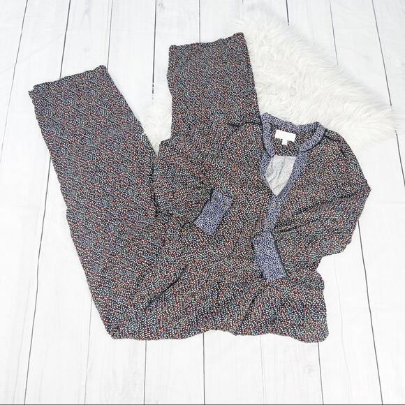 Anthropologie ett twa Christine Straight Silken Jumpsuit Front pocket 14 - Picture 2 of 6